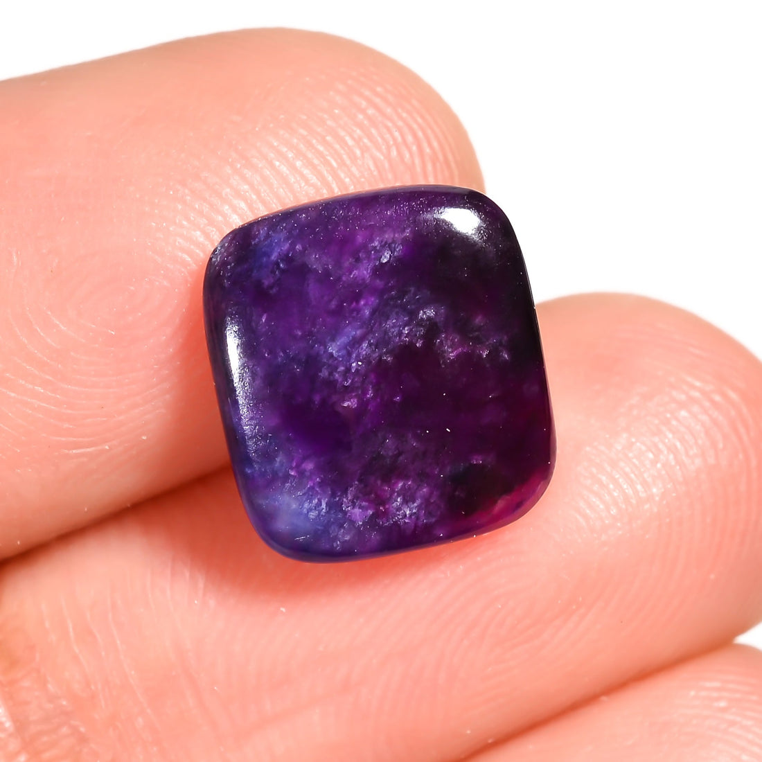 natural sugilite fancy shape cabochon loose gemstone
