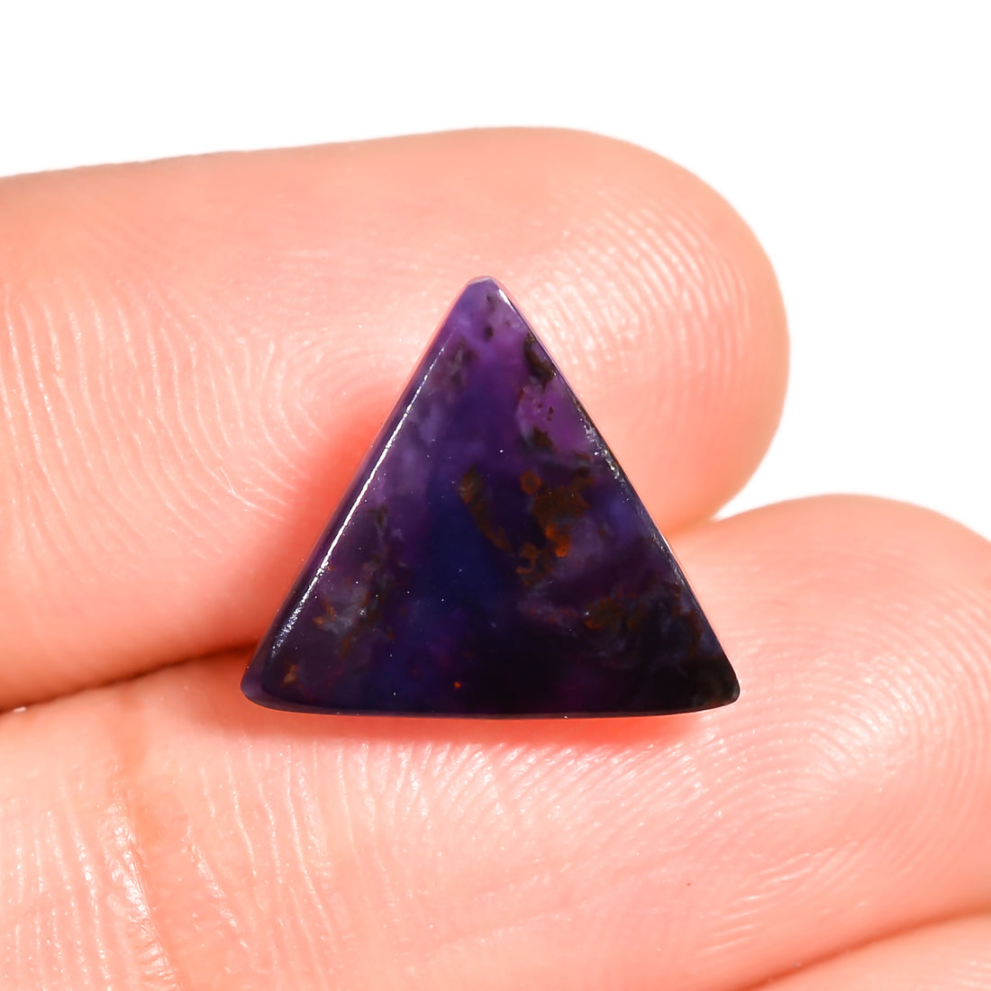sugilite triangle shape cabochon loose gemstone