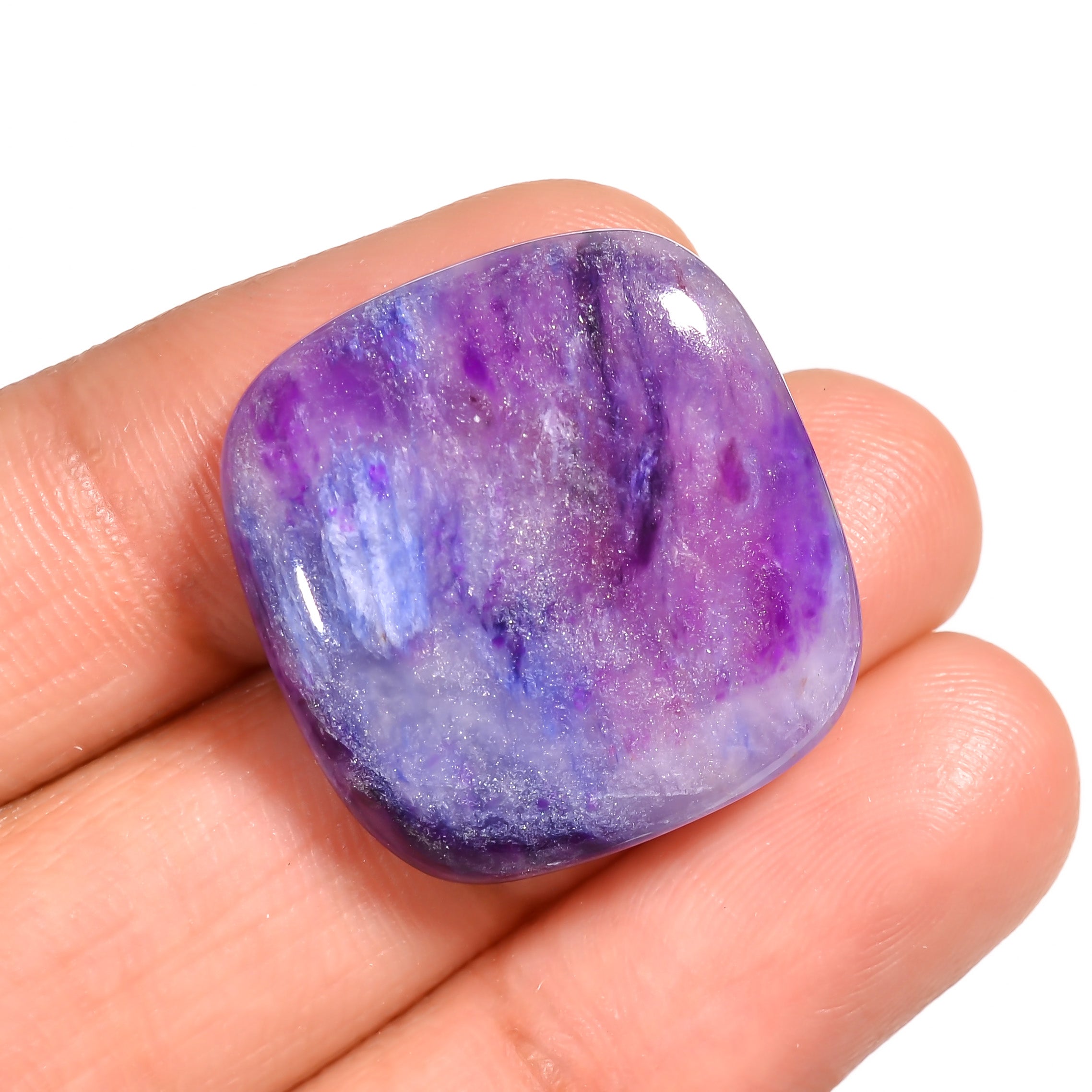 sugilite cushion shape cabochon loose gemstone