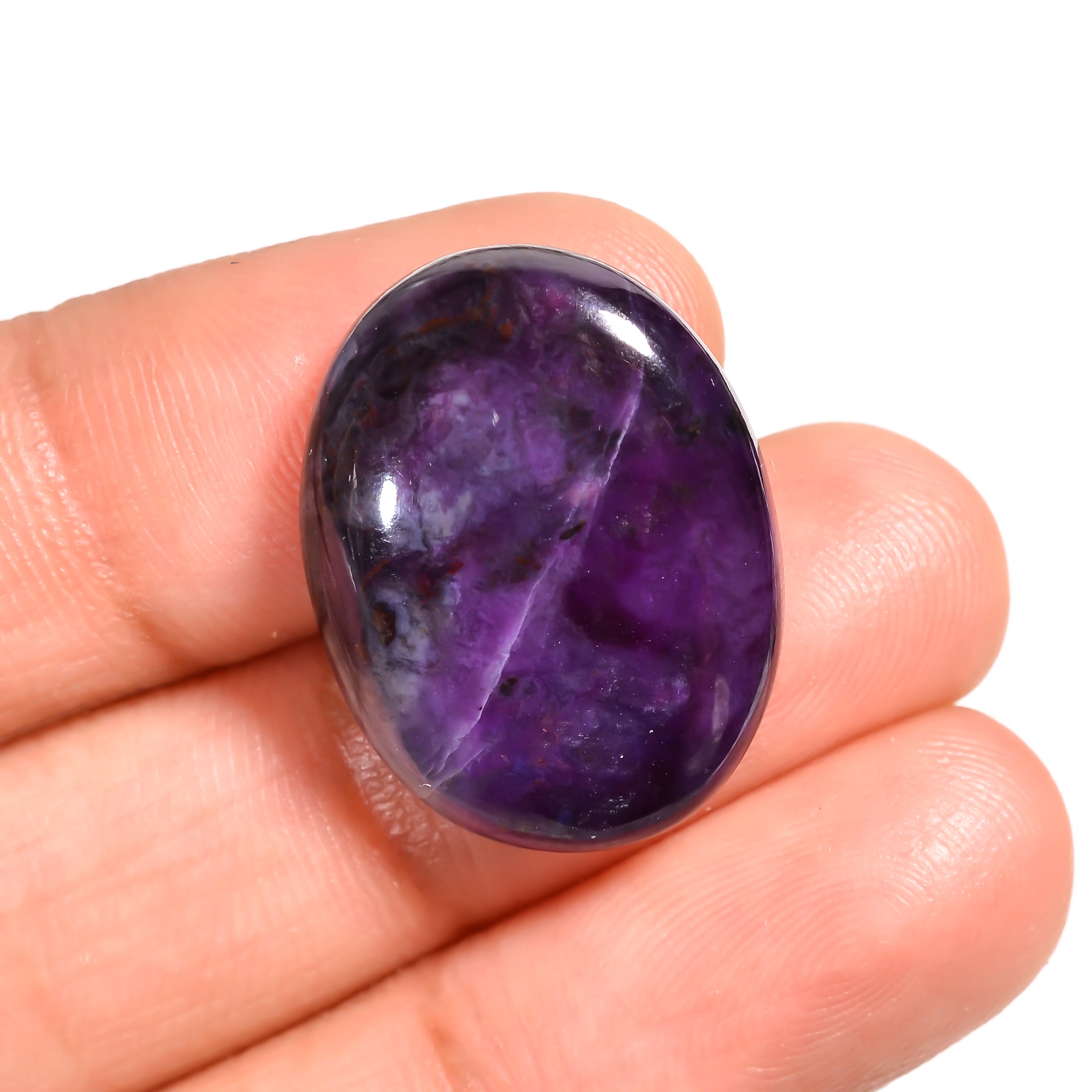 sugilite oval shape cabochon loose gemstone
