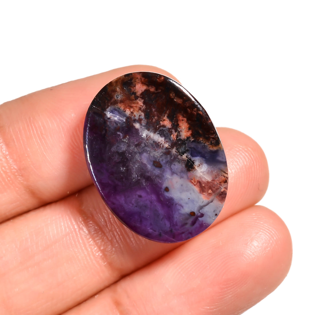sugilite oval shape cabochon loose gemstone