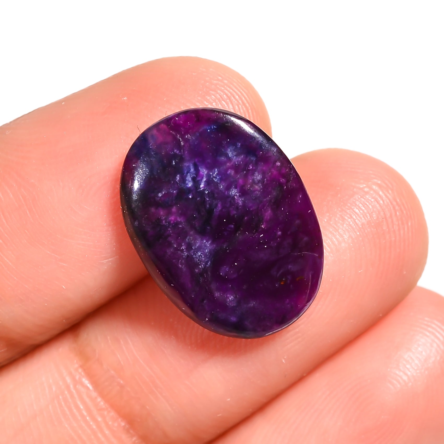 sugilite oval shape cabochon loose gemstone