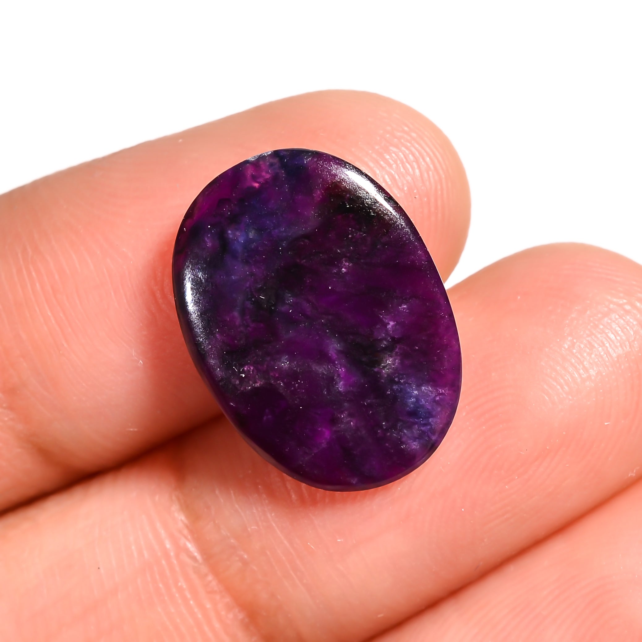 sugilite oval shape cabochon loose gemstone