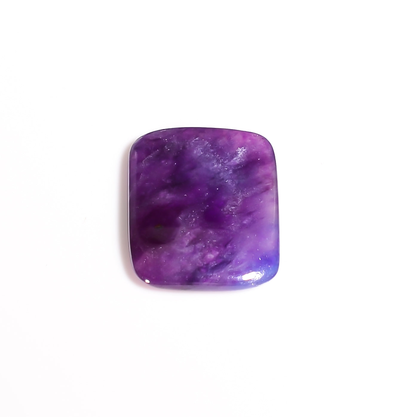 sugilite radiant shape cabochon loose gemstone