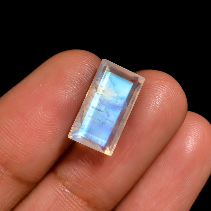 skyborne moonstone rectangle shape cut stone loose gemstone