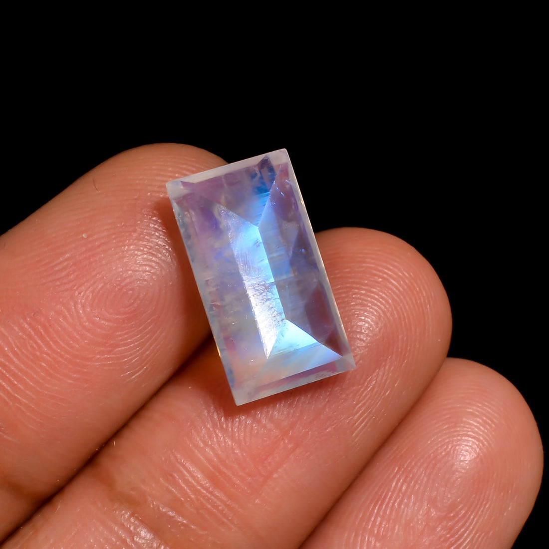 skyborne moonstone rectangle shape cut stone loose gemstone