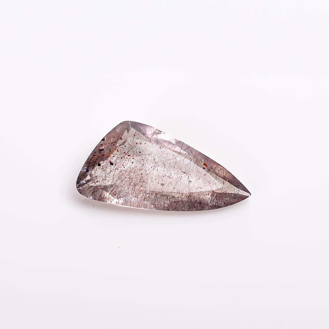 elestial hematite quartz fancy shape cut stone loose gemstone