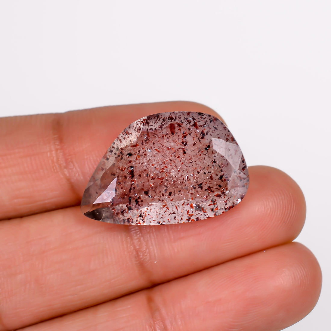 elestial quartz fancy shape cut stone loose gemstone