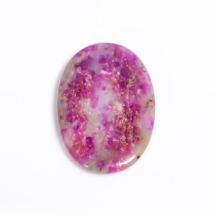 Sugilite Oval Shape Cabochon Loose Gemstone For Making Jewelry 8 Ct. 23X15X2 mm Y-9100