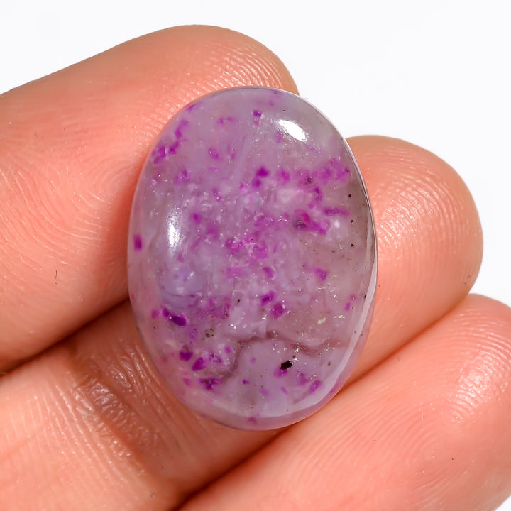 Sugilite Oval Shape Cabochon Loose Gemstone For Making Jewelry 13 Ct. 20X14X5 mm Y-9107