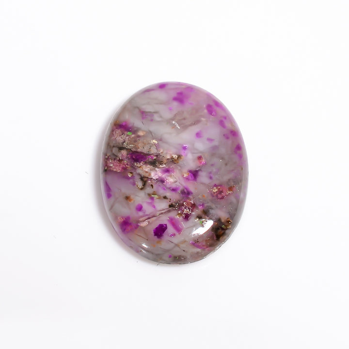 Sugilite Oval Shape Cabochon Loose Gemstone For Making Jewelry 15 Ct. 23X17X4 mm Y-9111