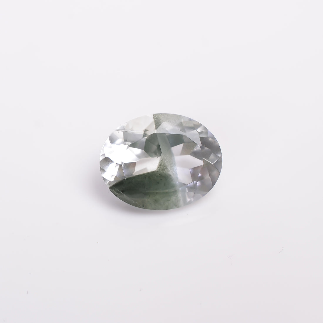 Green Phantom Quartz Oval Shape Cut Stone Loose Gemstone For Making Jewelry 6 Ct. 13X10X7 mm Y-9386
