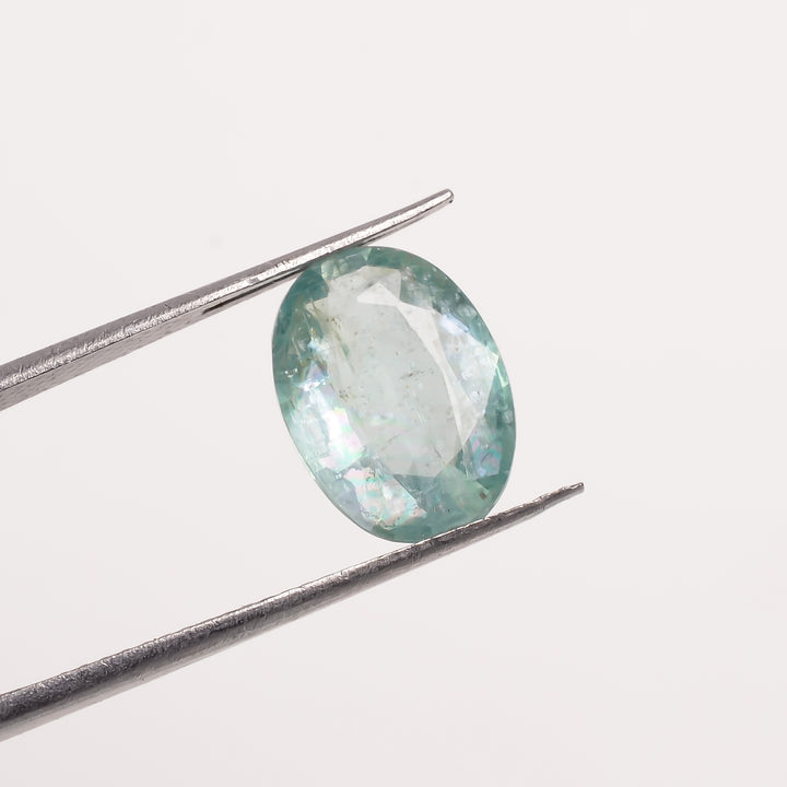 Light Green Kyanite Oval Shape Cut Stone Loose Gemstone For Making Jewelry 3 Ct. 11X8X4 MM Y-9730