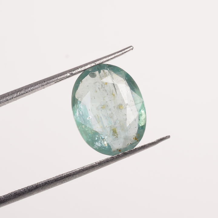 Light Green Kyanite Oval Shape Cut Stone Loose Gemstone For Making Jewelry 3 Ct. 11X8X3 MM Y-9732