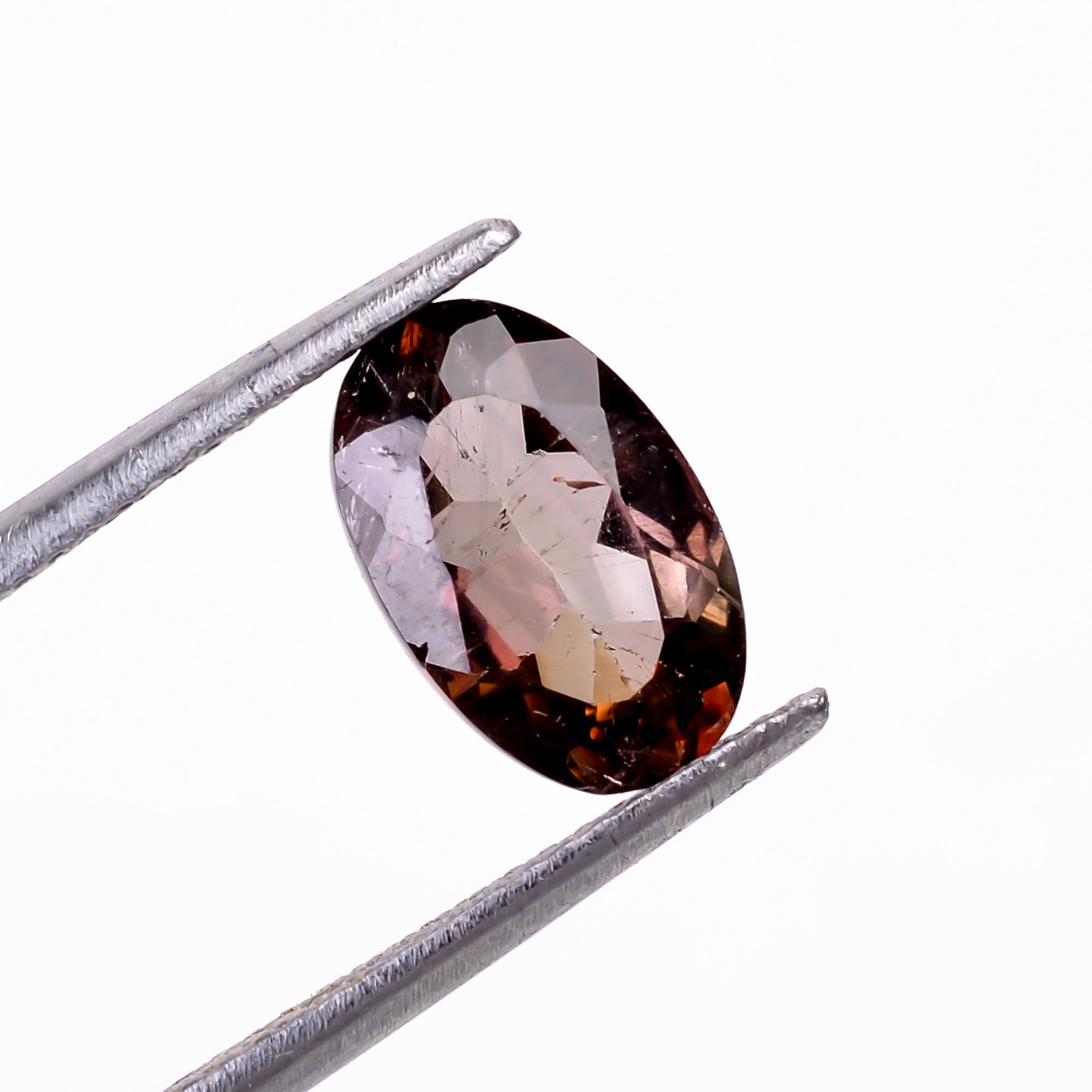 natural axinite oval shape cut stone loose gemstone
