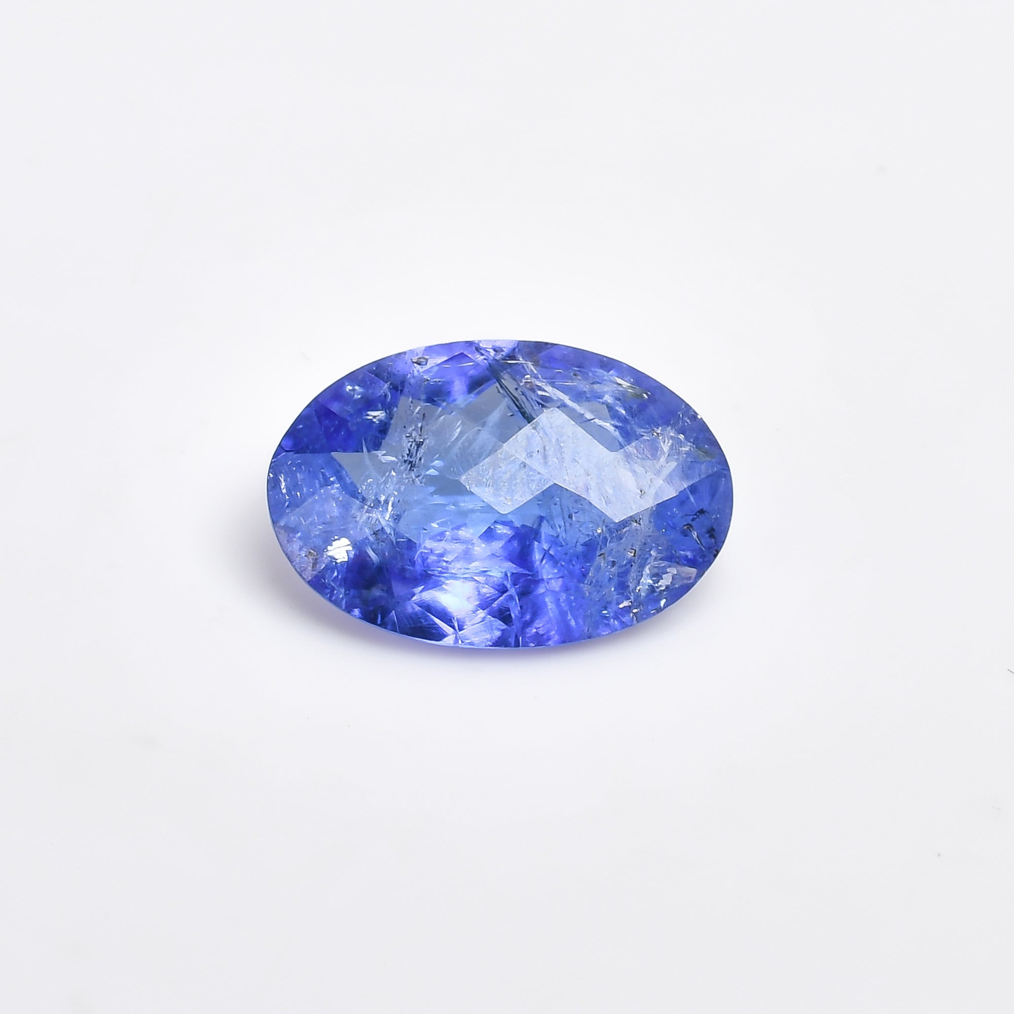 tanzanite natural oval shape faceted loose gemstone