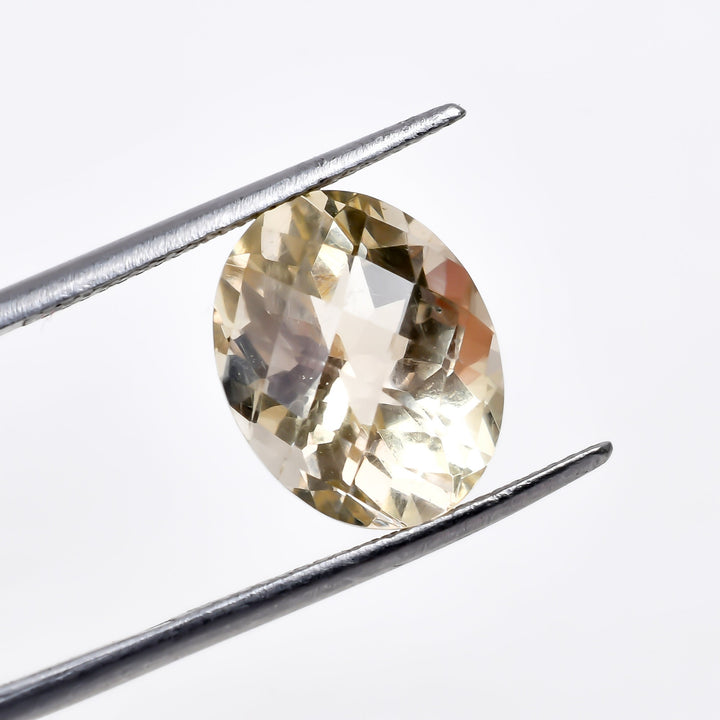 scapolite oval shape natural faceted loose gemstone