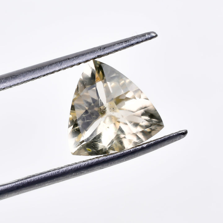scapolite trillion shape natural faceted loose gemstone