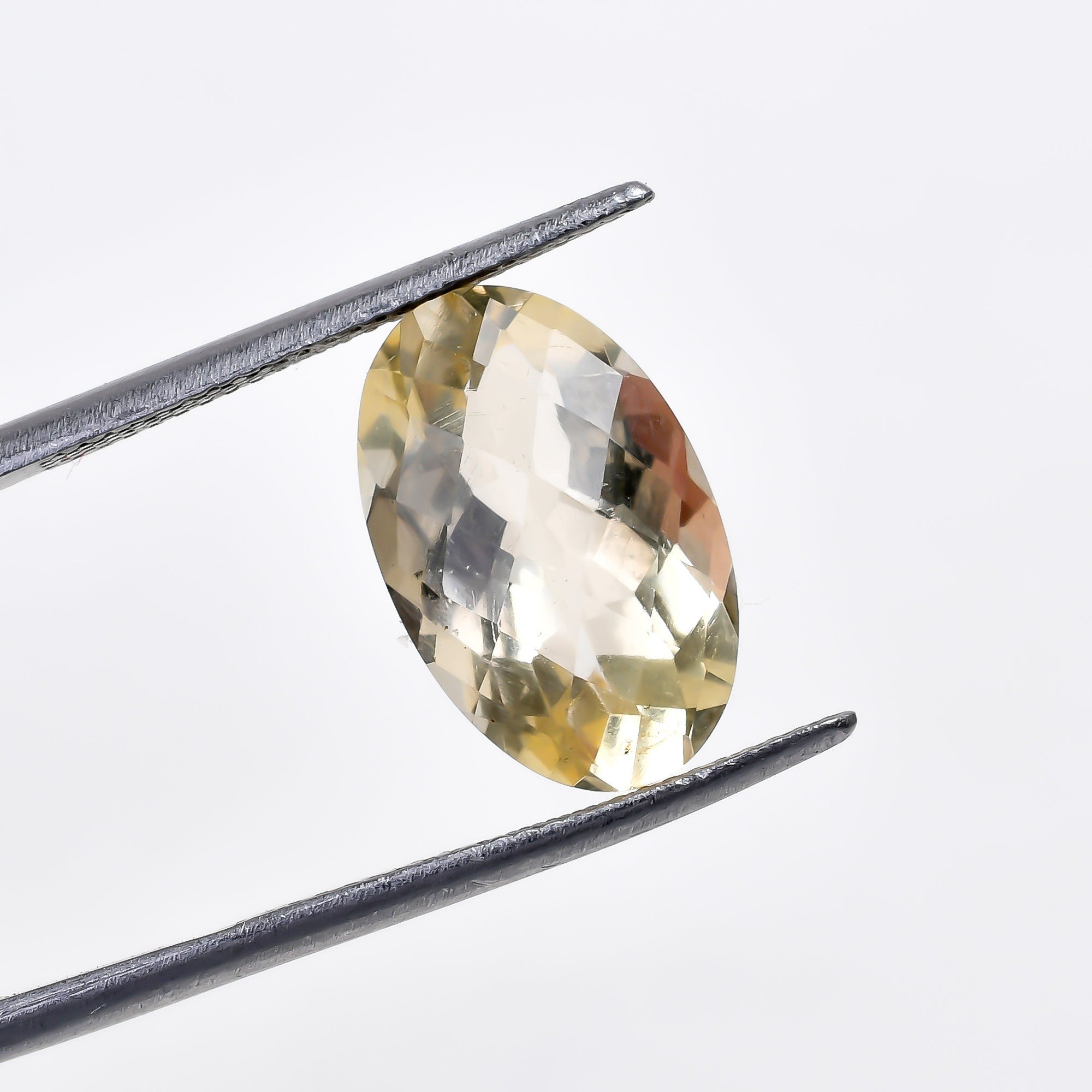 scapolite oval shape natural faceted loose gemstone