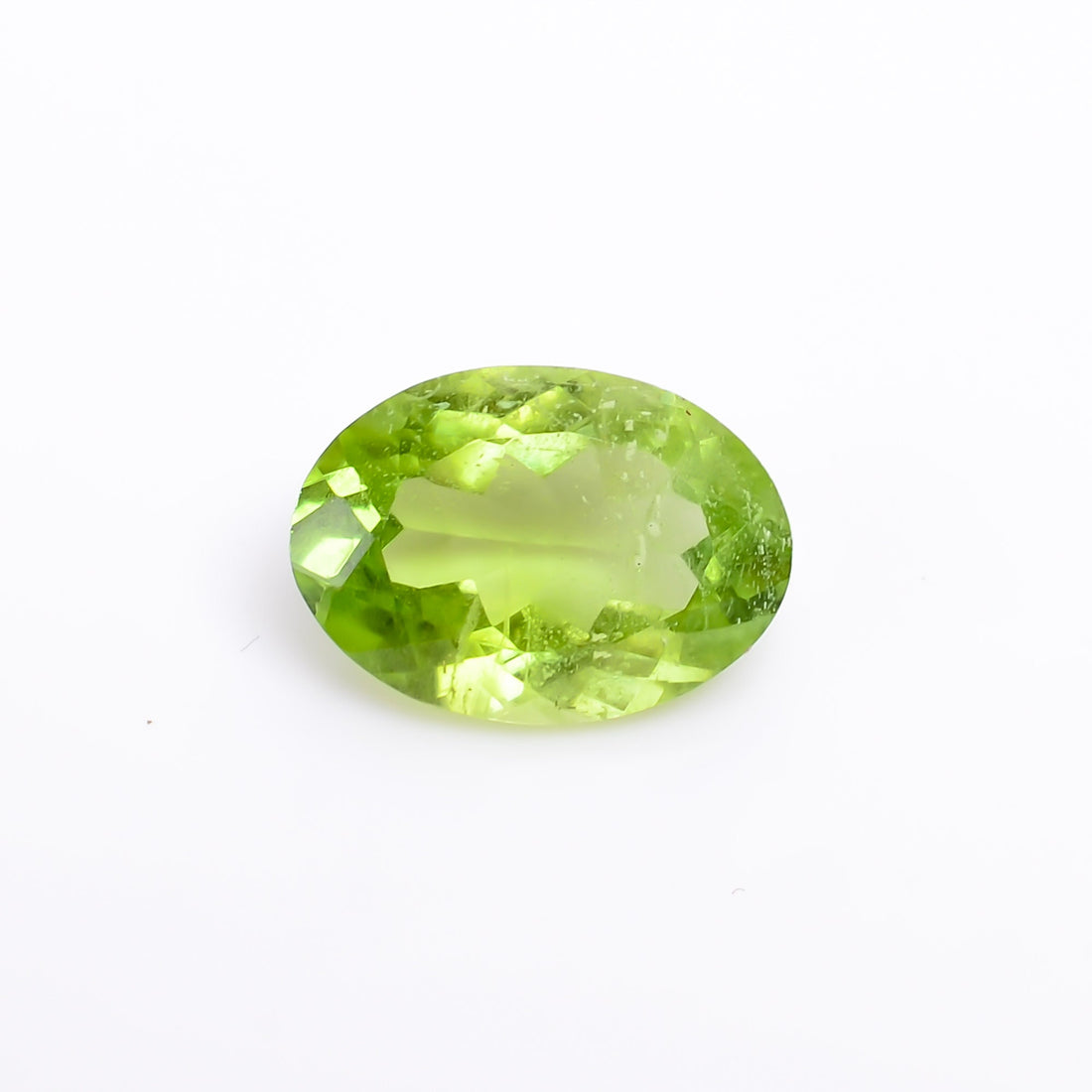 peridot natural oval shape cut stone loose gemstone