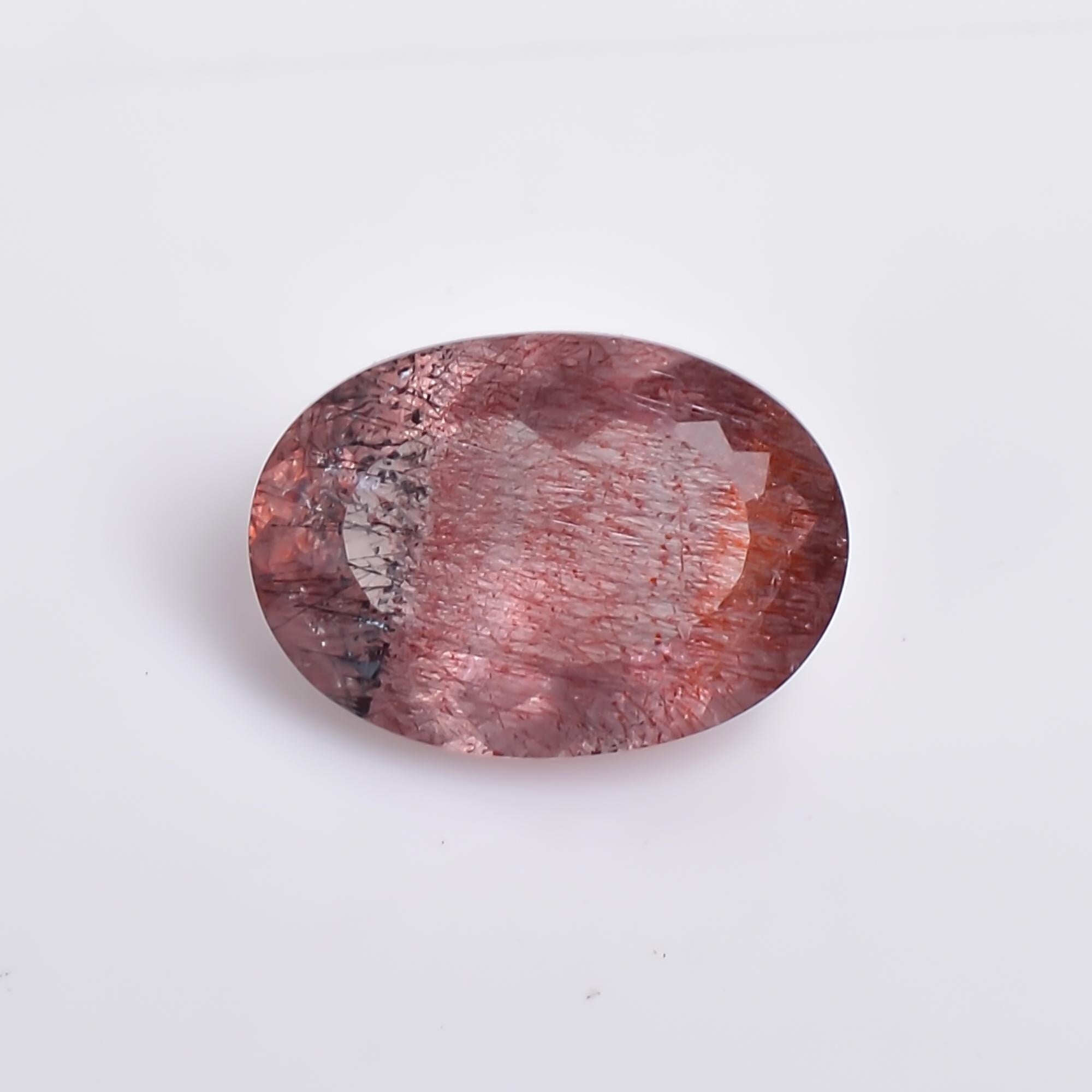 elestial quartz oval shape natural cut stone loose gemstone