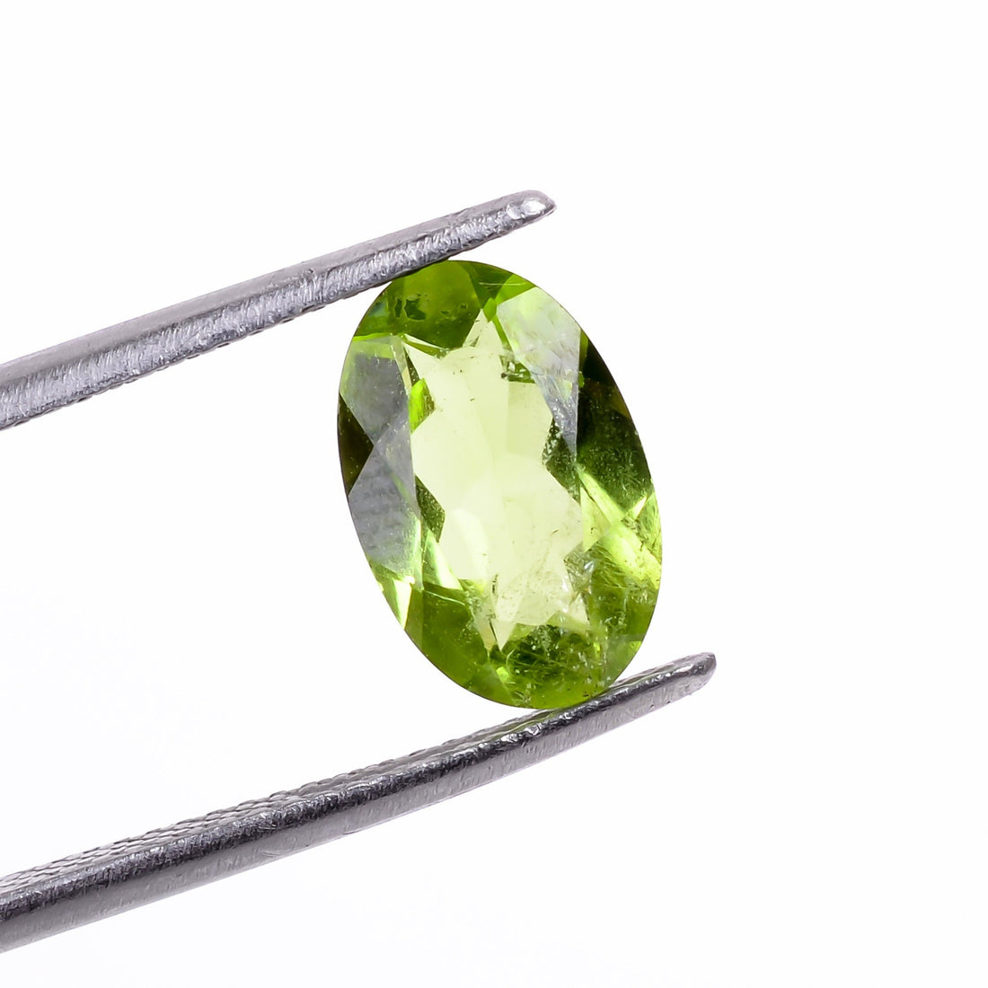 peridot natural oval shape cut stone loose gemstone