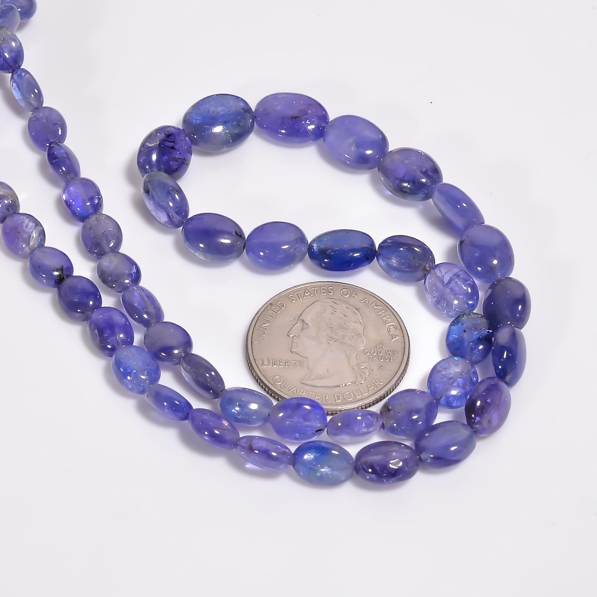 tanzanite natural gemstone oval shape smooth 